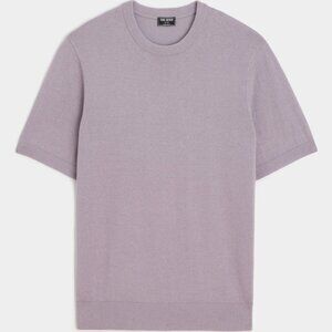 Todd Snyder Silk Cashmere Tee - Dusty Lavender - Men's Large - NWT